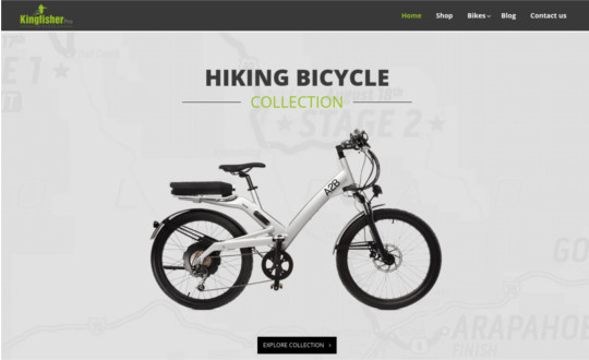 Responsive eCommerce Bicycle Store Theme